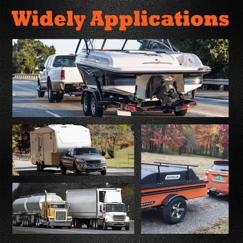 12 x 2 Electric Trailer Brake Assembly,Electric and Hydraulic Trailer Brakes Kit Replacement for 5200lbs,6000lbs,7000lbs Axle Trailer 1 Pair - 023-180-00/023-181-00