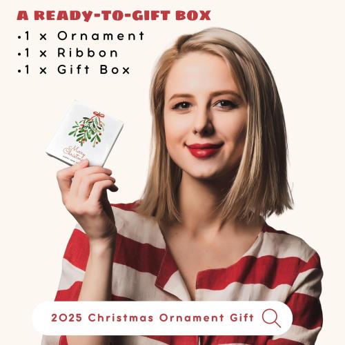 Guinea Pig Christmas Ornament - Guinea Pig Lovers Ornaments for Christmas Tree, Cute Animals Pet Ornaments - Ceramic Ornament 2025