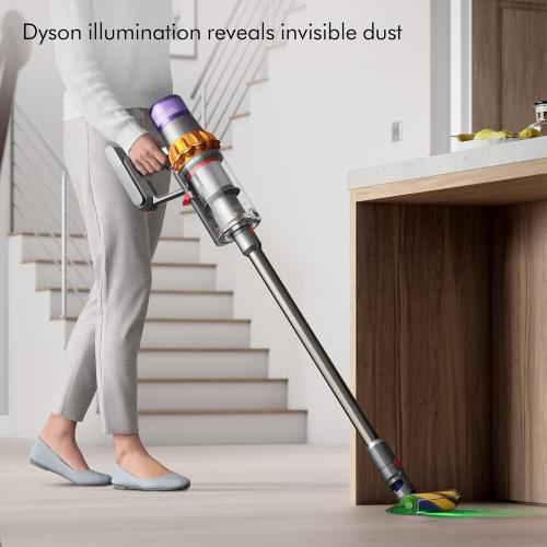 Dyson V15 Detect Total Clean Extra (Renewed Premium), Yellow/Nickel