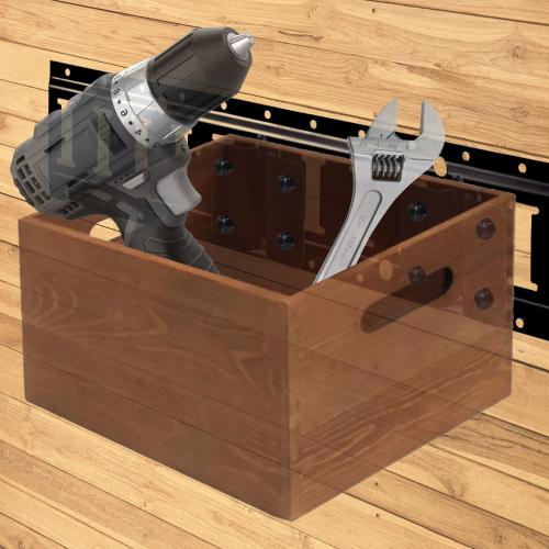 (10 Pack) E-Track Connector, Bolt-on Steel Trailer E Track Accessory Connector, Cargo Securement for Trucks, Vans, Garage