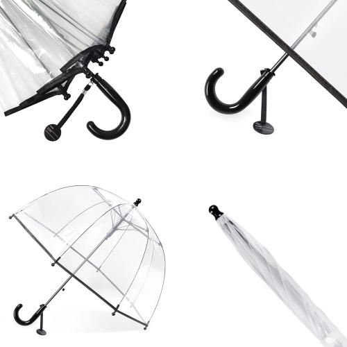 Kids Clear Umbrellas for Rain Dome Bubble Umbrella Windproof for Kids Boys and Girls