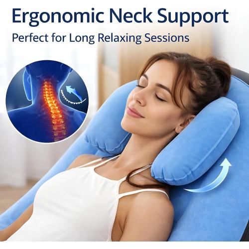Inflatable Lounge Chair for Indoor and Outdoor Use Couch for Camping Blow up Chairs Gaming Chair Ergonomic Bean Bag Chairs for Comfort Flocked Surface inflatables Inflatable Couch Outdoor