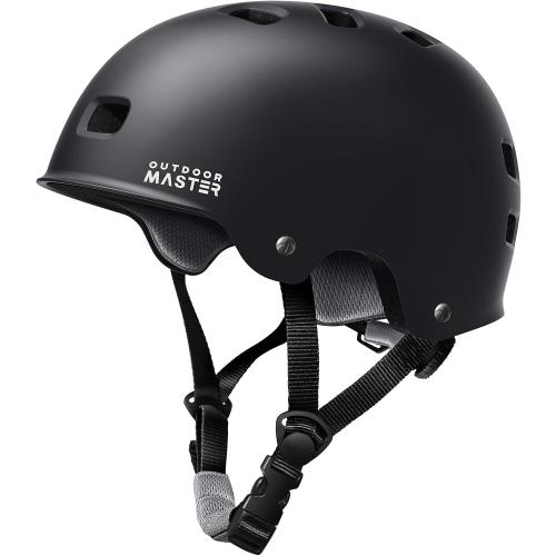 OutdoorMaster Skateboard Bike Helmet for Adult,Youth and Kids