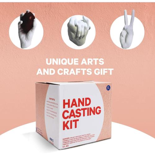 Hand Casting Kit Pro Marine 4-Liter Kit - DIY Mold-Maker for Creating Hand Sculptures, Unique Arts and Crafts Gift, for Couples, Weddings, Anniversaries, and Family Keepsakes