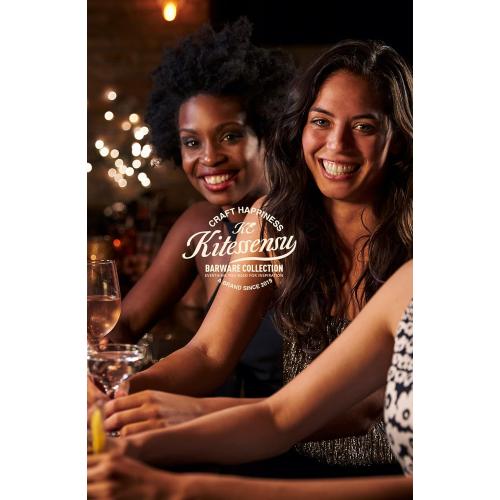 Cocktail Shaker, KITESSENSU 24oz Drink Shaker with Bartender Strainer, Measuring Jigger, Bar Mixing Spoon, Cocktail Recipe Guide, Professional Drink Mixer Set for Beginners, Silver