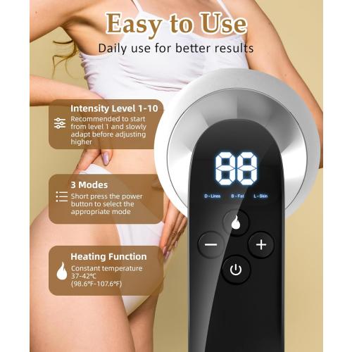 SENSIOHOME Body Sculpting Machine, Electric Cellulite Massager Handheld Cordless Massager for Belly Fat, Waist, Arm, Hip, Leg, Best Present for Man&Women