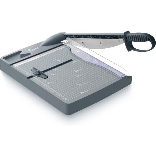 Firbon 12 Inch Guillotine Paper Cutter, Heavy-Duty Paper Trimmers, Gray | 30-Sheet Capacity | Inch &CM Scales | Paper, Cardstock & Photo Trimming | Scrapbooking Crafts | Office, Home & Studio Use