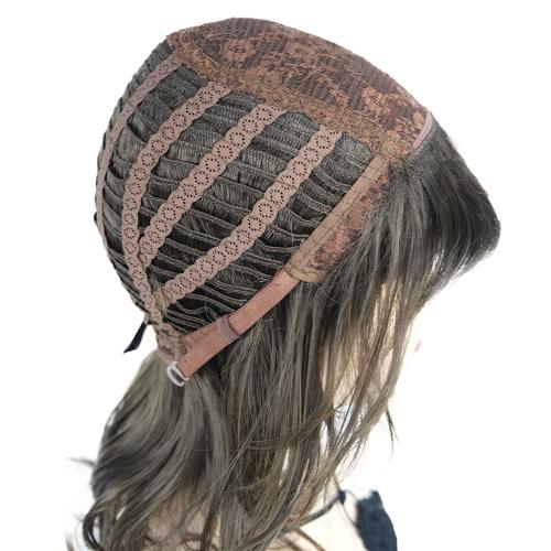 Wiginway Long Shaggy Layered Hair Natural Straight Wavy Shags Wig Soft Syhthetic Hair (Lt Chestnut Brown)