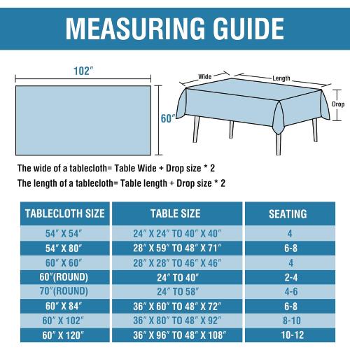 H.VERSAILTEX Linen Textured Tablecloth 60 x 102 Waterproof Decorative Table Cloth Spill-Proof Linen Look Cover for Party Table Extra Soft and Thick Fabric Wrinkle Free, Heather Ivory