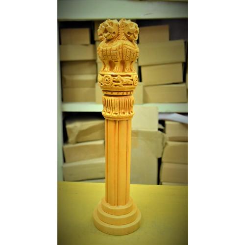 Hastha Kalalu | Handmade Wooden State Emblem Of India (Kondapalli Bommalu)