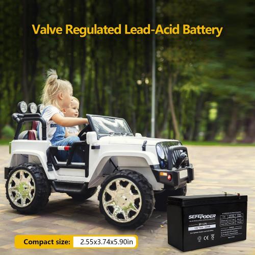 12 Volt 7ah Rechargeable Sealed Lead Acid Battery 2 Pack (F1 Terminals)