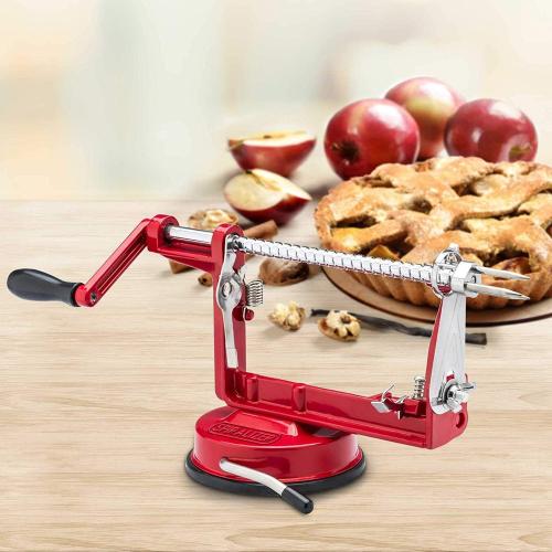 Cast Magnesium Apple/Potato Peeler Corer by Spiralizer, Durable Heavy Duty Die Cast Magnesium Alloy Peelers