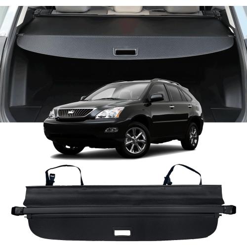Cargo Cover Compatible with Lex/us RX350 RX450h 2004-2009 SUV Accessories Retractable Rear Trunk Cover Trunk Security Privacy Screen RX350 RX330 RX400h Cargo Cover 2004 2005 2006 2007 2008 2009