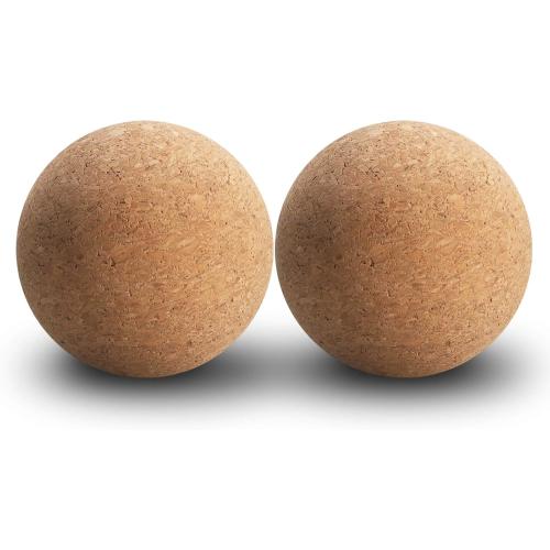 3 inch Wine Cork Ball Wooden Cork Ball Stopper for Wine Decanter Carafe Bottle Replacement（2 Pcs)