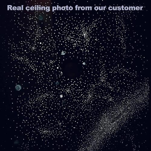 Glow in The Dark Stars for Ceiling Decal Decor 633 Pcs Realistic 3D Sticker