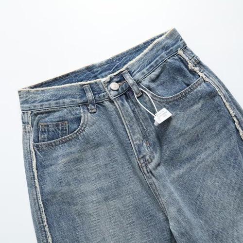 Size 28R  AG-ED Denim Durable women's Straight Leg Jeans, Non Stretch Denim Pants for Long Term Wear