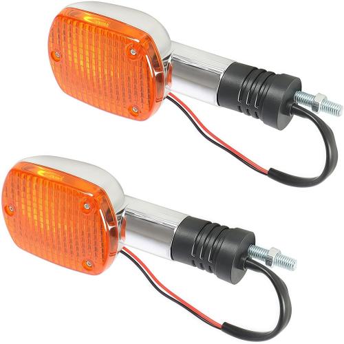 WFLNHB 2 PCS Motorcycle Turn Signals Blinker Light Replacement for Honda Shadow VTX Steed Magna 250 400 750