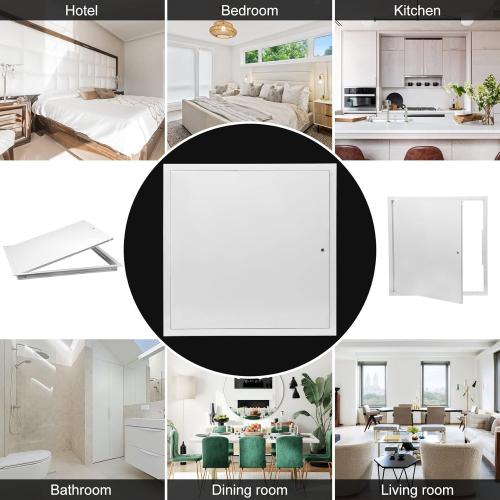 Thicken 1mm 24 x 24 Access Panel for Drywall,Attic Door, Ceiling Access Panel for Drywall,24x24 Metal Access Panels are Thickened to 1mm to Solve The Problem of Fragile Panels(Screwdriver Latch)