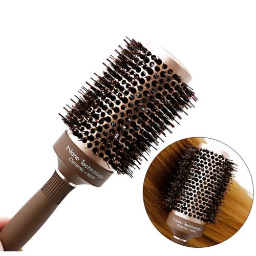 Round Thermal Brush Set, Professional Nano Ceramic & Ionic Barrel Hair Styling Blow Drying Curling Brush