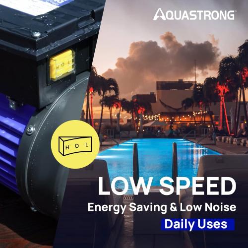 Aquastrong In/Above Ground Pool Pump High Flow Self Primming Swimming Pool Pump,Black