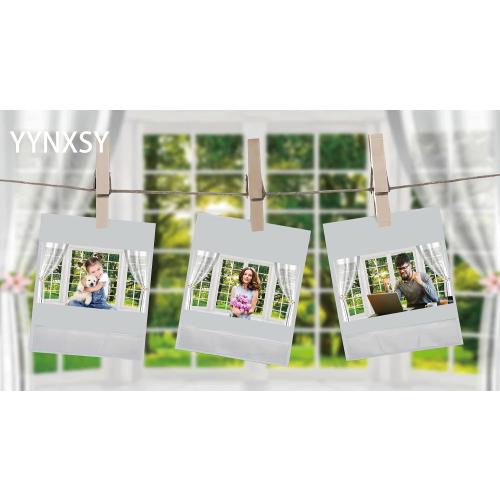YYNXSY 8X6FT Spring Window Landscape Photography Background White YY-1013