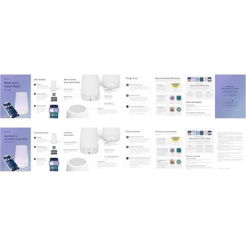 Hatch Rest Baby Sound Machine, Night Light | 2nd Gen | Registry Essential, Sleep Trainer, Routine Builder, Time-to-Rise Alarm Clock, White Noise Soother, Nursery Stories, Toddler Kids Bedroom (Wi-Fi)