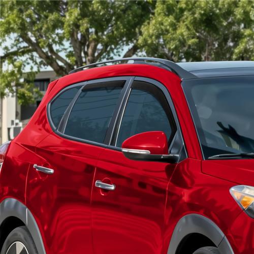 Voron Glass in-Channel Extra Durable Rain Guards for Hyundai Tucson 2016-2021, Window Deflectors, Vent Window Visors, 4 Pieces - 200730