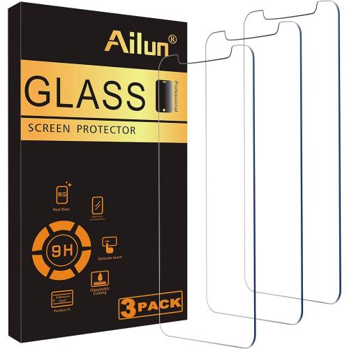 Ailun Screen Protector for iPhone 11 Pro Max/iPhone Xs Max 3 Pack 6.5 Inch 2019/2018 Release Case Friendly Tempered Glass