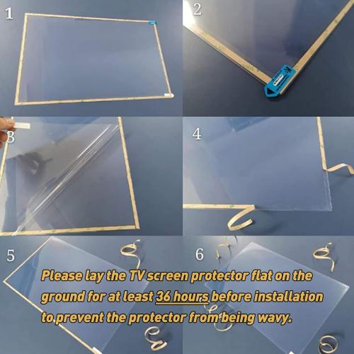 Anti Glare Film for TV 65 Inch,Out Blue Light Filter Anti Scratch 65 Inch TV Glare Stopper 65Inch TV Screen Protector Indoor or Outdoor