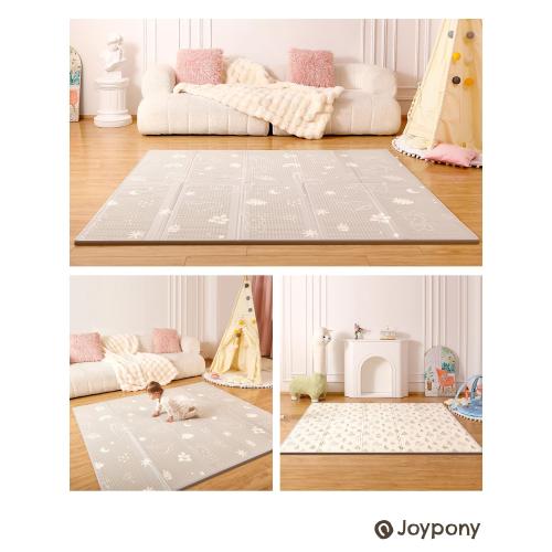 Baby Play Mat Size 79x 71 Inch, Extra Large Foldable Play Mats for Babies and Toddlers, Waterproof & Anti-Slip Portable Baby Floor Mat for Tummy Time, Non Toxic Foam Play Mat for Floor Travel Bag