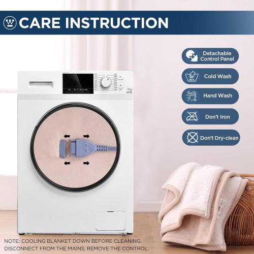 Westinghouse Electric Blanket Twin, Heated Blanket Twin Size with 10 Heating Levels and 1 to 12 Hours Heating Time Settings, Flannel to Sherpa Reversible, Machine Washable (62 x 84, Beige)