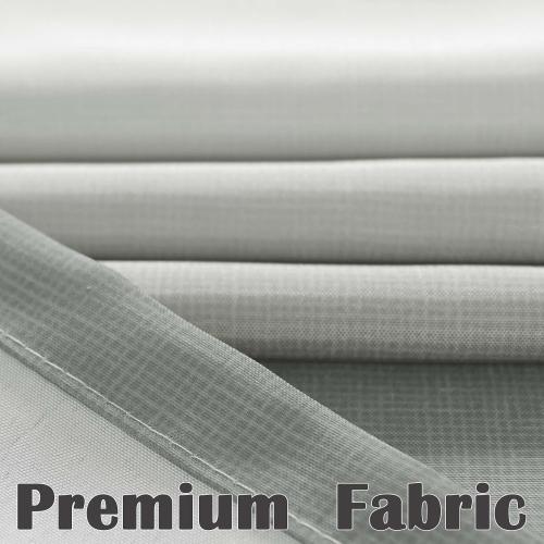 jinchan Small Stall Shower Curtain 48x72 Inches Ombre Cloudy Grey Striped Shower Curtains for Bathroom Gradual Color Waterproof Fabric Minimalist Modern Neutral with 8 Hooks