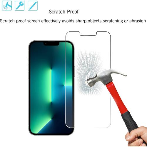 Ailun Screen Protector for iPhone 14 Plus/iPhone 13 Pro Max [6.7 Inch Display], 3 Pack Case Friendly Tempered Glass