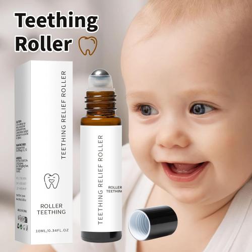 Teething Roller, Teething Roller All Natural for Babies | Teething Relief Roller Contains Natural Ingredients Like Glycerin, Aloe Vera, and Lemon. (3 PCS)