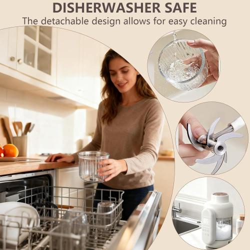 Baby Food Maker Glass 12oz Steamer and Blender Glass Reservoir & Bowl 9 in 1 Baby Puree Maker with Stainless Steel Blades Dishwasher Safe Food Blender, Timer, Recipe