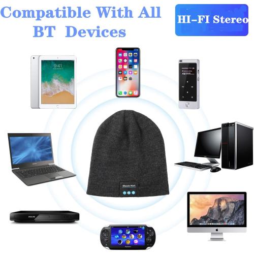 Unisex Wireless Beanie Hat with Exquisite Packaging Wireless Winter Hats Cap Music Hat Beanie Winter Knit Cap