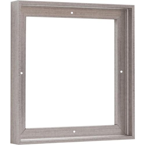Pixy Canvas Floater Frame 24x24 for 3/4 (0.75) inch Deep Canvas Paintings/Canvas Prints/Wood Canvas Panels/Wall Art/Wall Decor/Home Decor/Artwork (Antique Silver, 24 x 24 inch, Square)