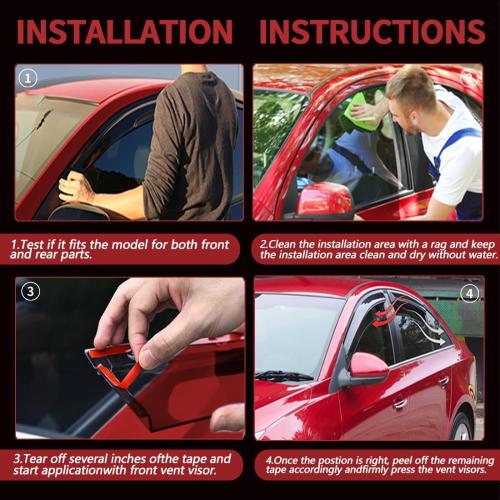 Window Rain Guards & Shields for 2007-2018 Jeep Wrangler JK Unlimited | Vent Visors, Wind Deflectors & Shades for 2007-2018 Wrangler JKU