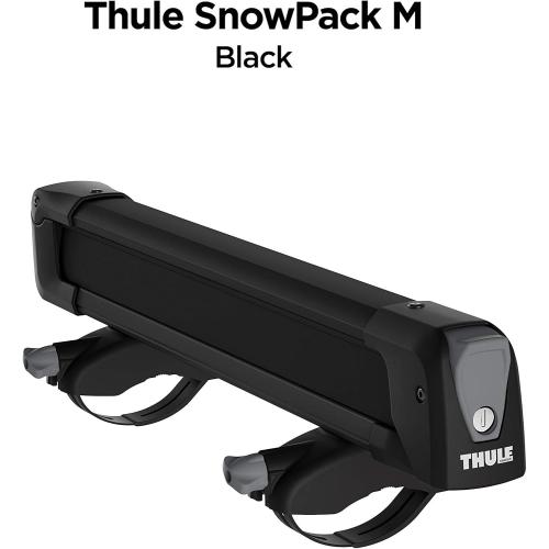 Thule SnowPack Ski/Snowboard Rack, Medium (4 Pr/2 Boards), Black