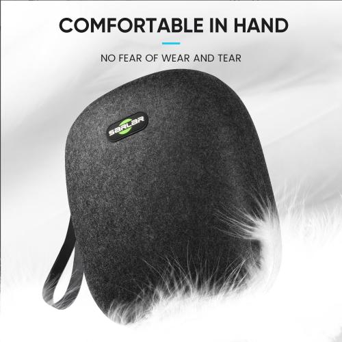 sarlar Hard Carrying Case for Oculus Meta Quest 3/3S/Apple Vision Pro M5/M2/Galaxy XR VR Headset and Controller Accessories, Minimalist Aesthetic for Travel and Home Storage, Black