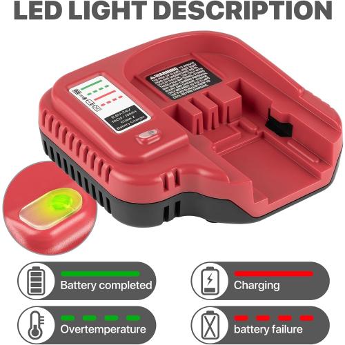 Fast Charger for Black & Decker BDFC240 18V 14.4V 12V 9.6V 24V NiCD NiMH Battery HPB18 HPB18-OPE HPB14 HPB96 HPB24 Replacement for Black and Decker 18V Battery Charger