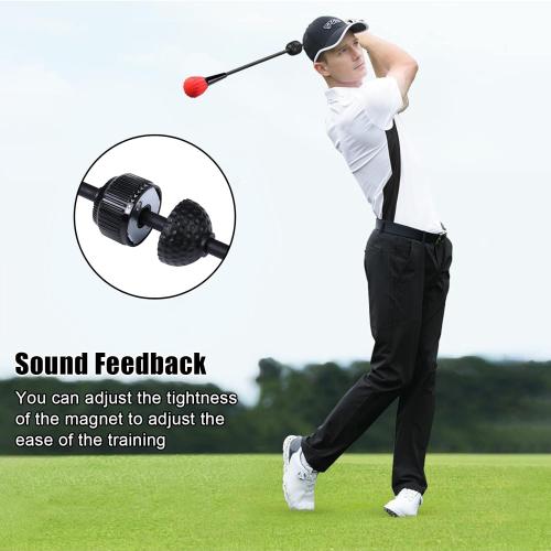 PGM Golf Swing Trainer Aid -2.0 Golf Swing Training Aid Golf Practice Warm-Up Stick for Strength Flexibility and Tempo Training -Suit for Practice Chipping Hitting Golf Accessories