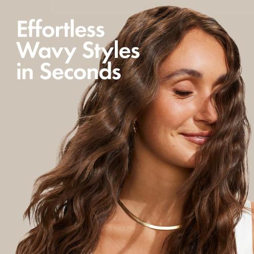 BONDIBOOST Wave Wand Hair Curling Iron Wand [32 mm], 1.25 Inch Ceramic Tourmaline Triple Extra Large Barrels   Long Lasting, Natural Looking Waves   Instant Heat Up for Fast Styling