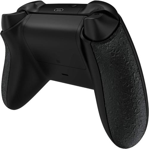 eXtremeRate Grip Cover for Xbox Series X & S Controller, Textured Black Non-Slip Back Panels Accessories, Replacement Side Rails Shell for Xbox Wireless Controller