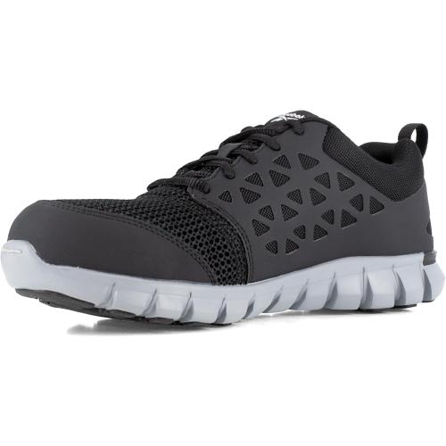 Reebok Work Men's Rb4041 Sublite Cushion Safety Toe Athletic Work Shoe Black - w7,5