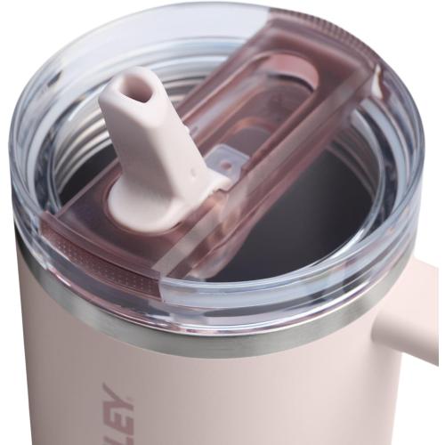 STANLEY Quencher ProTour Flip Straw Tumbler with Leakproof Lid 30 oz | Built-in Straw and Handle | Cup Holder Compatible for Travel | insulated Stainless Steel Cup | BPA-Free | Rose Quartz