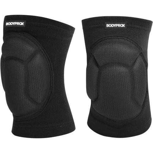 Black Bodyprox Protective Knee Pads, Thick Sponge Anti-slip, Collision Avoidance Knee Sleeve