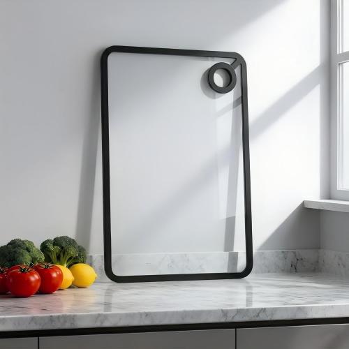 Tempered Glass Cutting Board for Kitchen Counter - 18x12 Large | Dishwasher Safe, Heat Resistant & Non-Slip