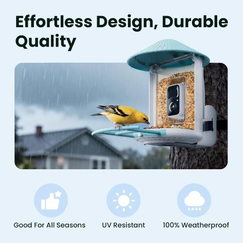NETVUE by Birdfy Smart Bird Feeder with 2K AI Camera