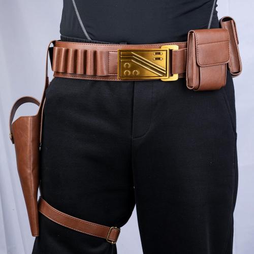 Luke Belt Han Solo Belt Vader Belt Holster with Pouches for SW Cosplay Accessories